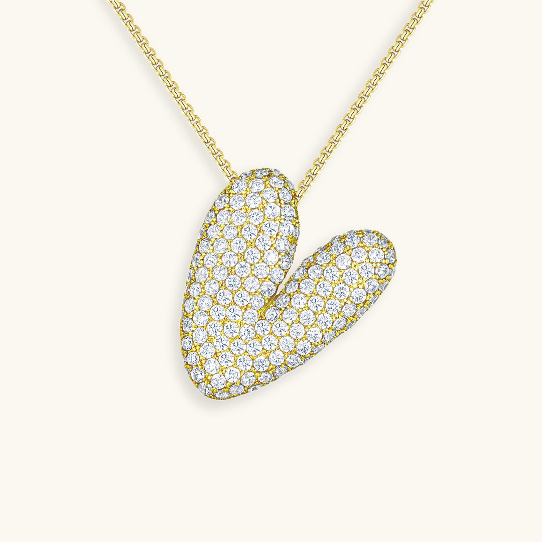 Collier en Diamant Initial Bulles