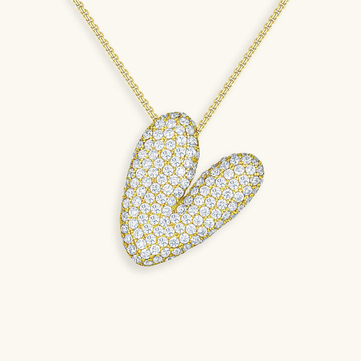 Collier en Diamant Initial Bulles