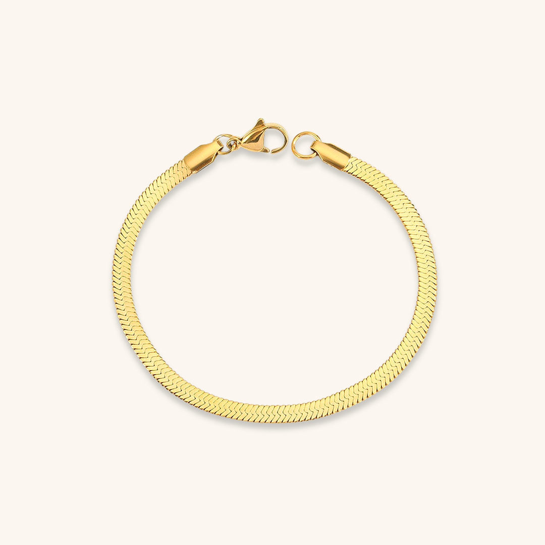 Bracelet Herringbone en Or Vida