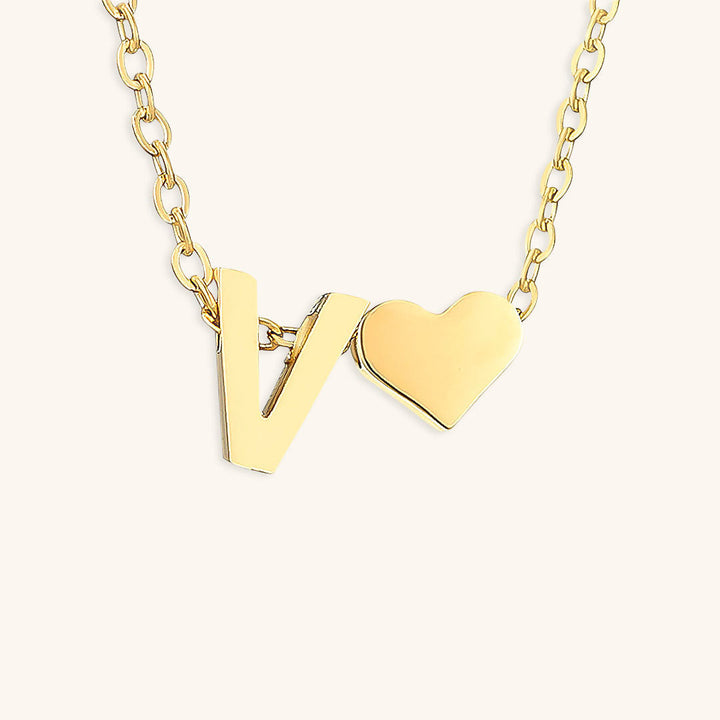 Collier en Or avec Lettre Initiale Ria