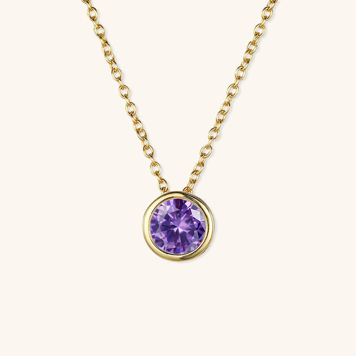 Collier de pierre de naissance Amelia