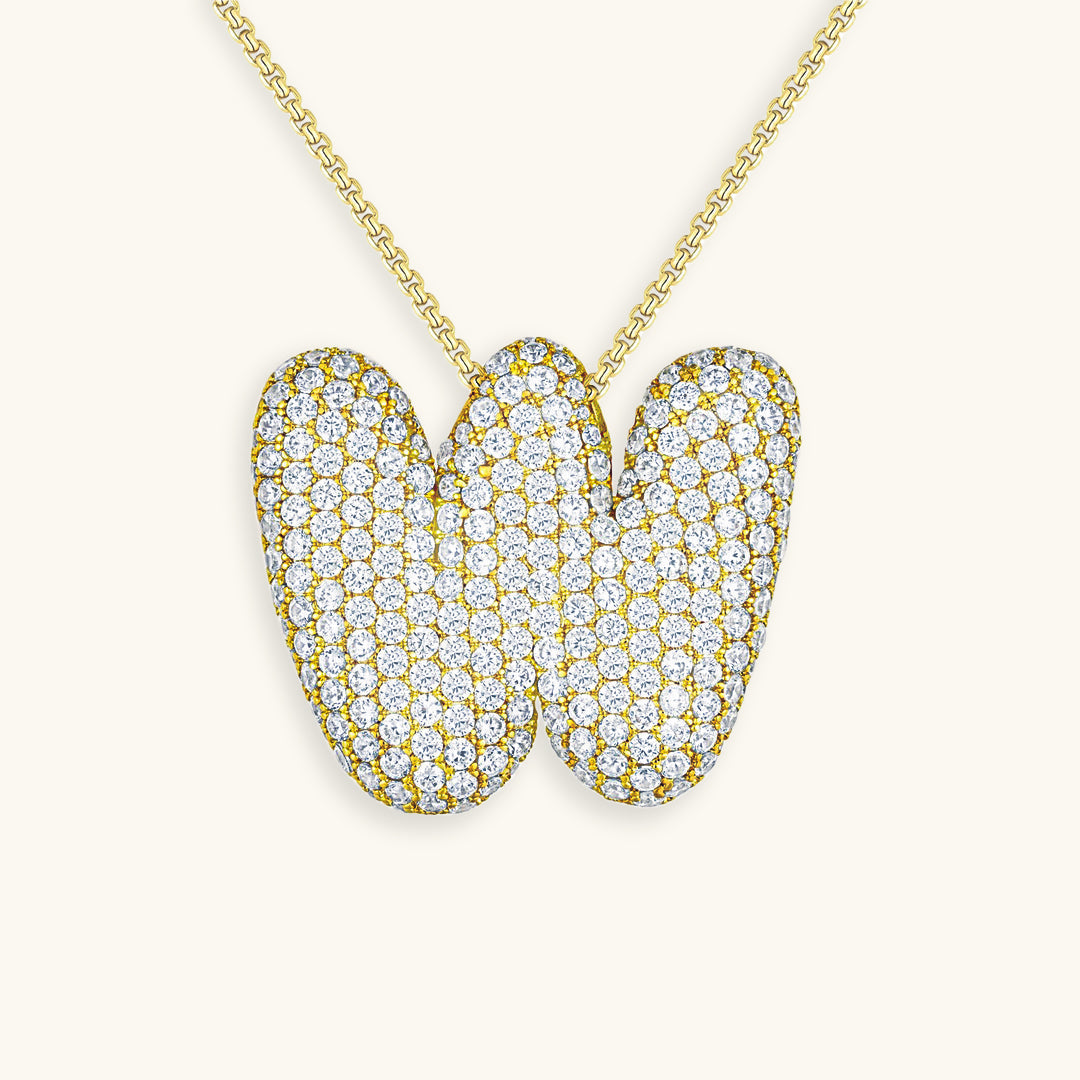 Collier en Diamant Initial Bulles