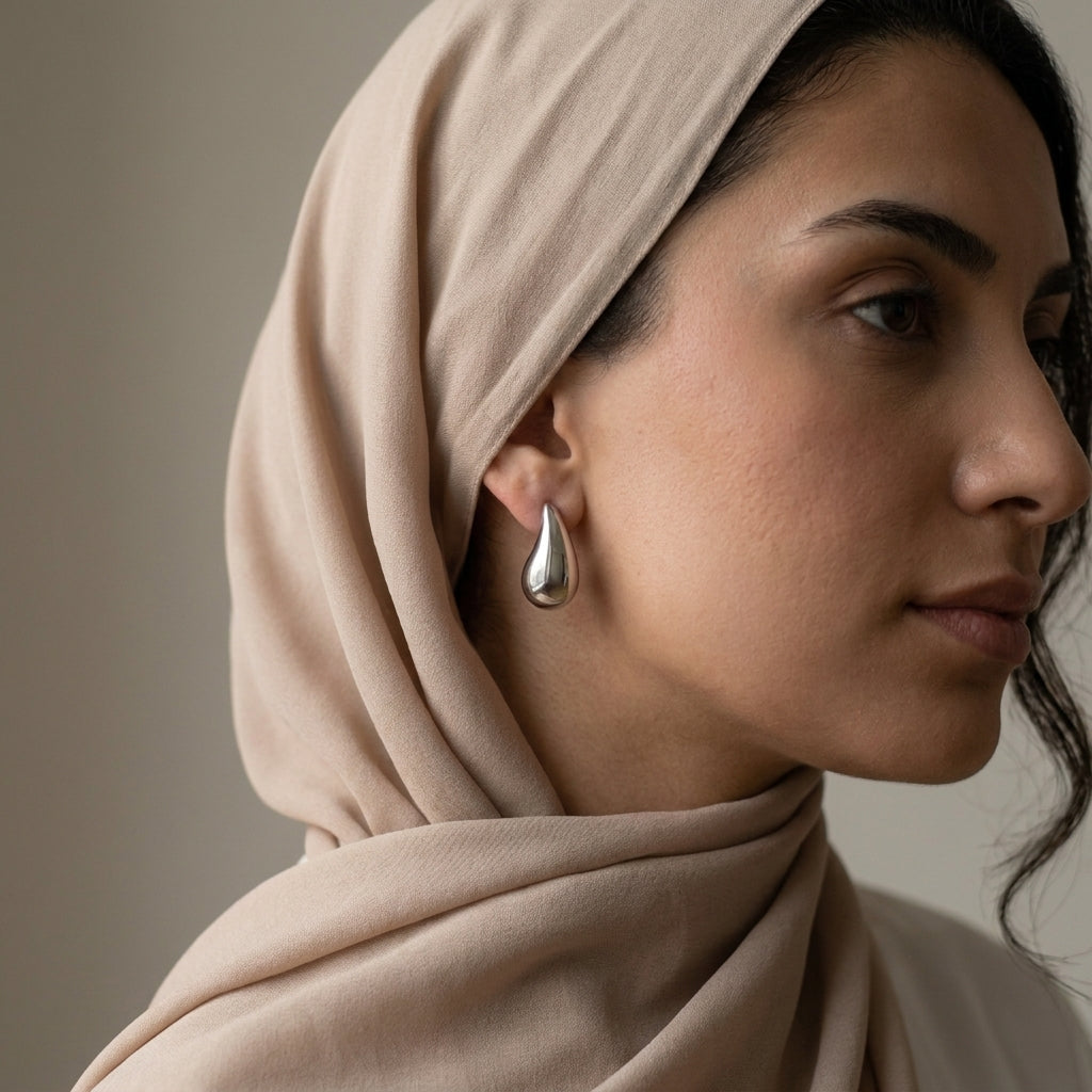 Boucles d'oreilles Goutte d'Eau