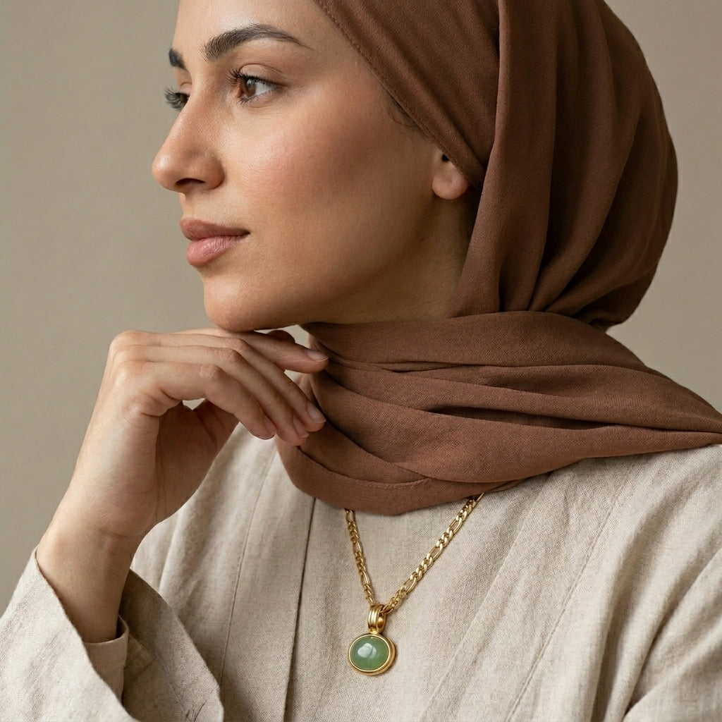 Collier en Pierre de Jade