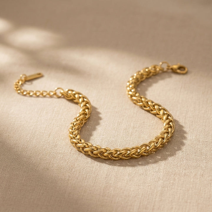 Bracelet en Chaîne Tressée