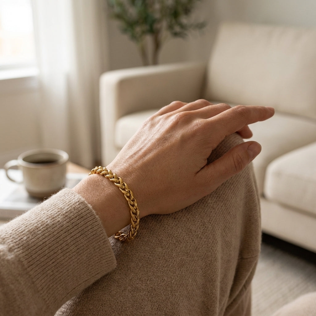 Bracelet en Chaîne Tressée