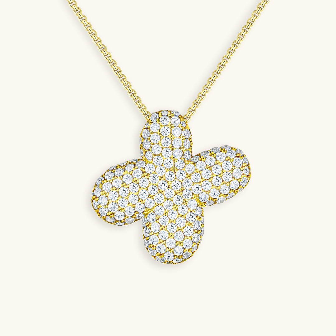 Collier en Diamant Initial Bulles
