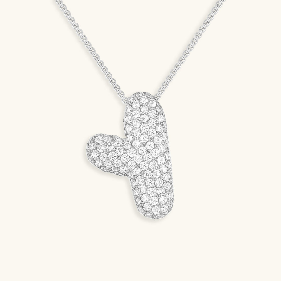 Collier en Diamant Initial Bulles