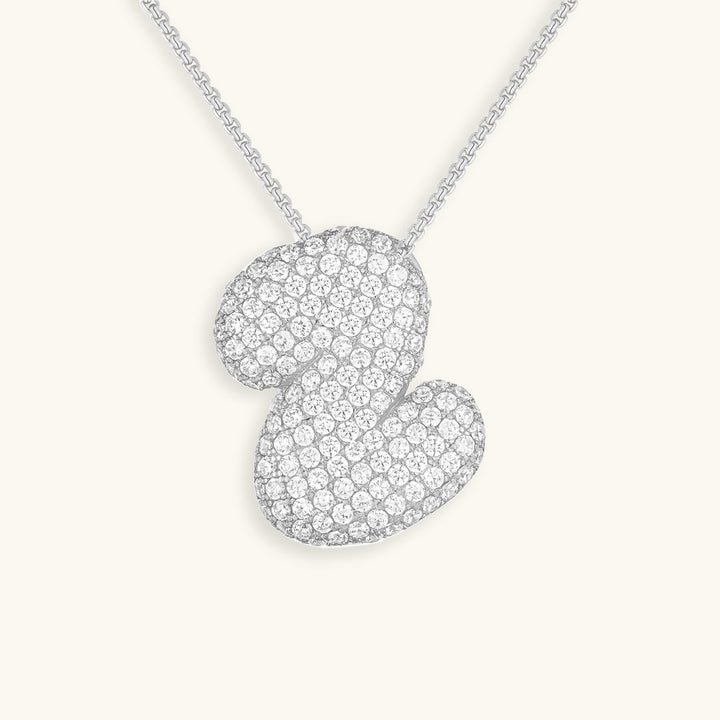 Collier en Diamant Initial Bulles