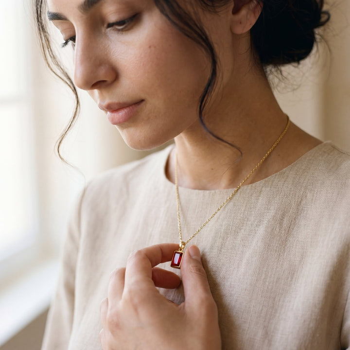 Pendentif Gemme de Naissance Bloom