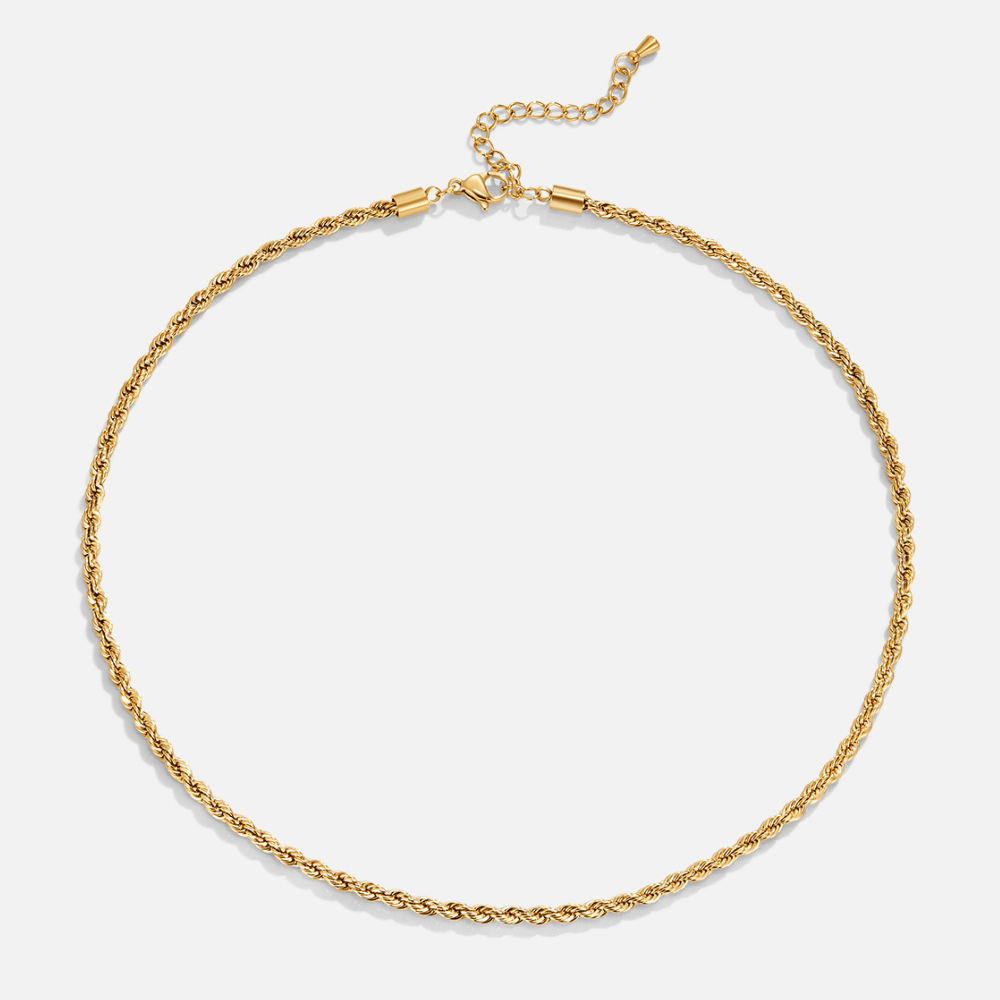 Collier Chaîne Tordue Calla Gold
