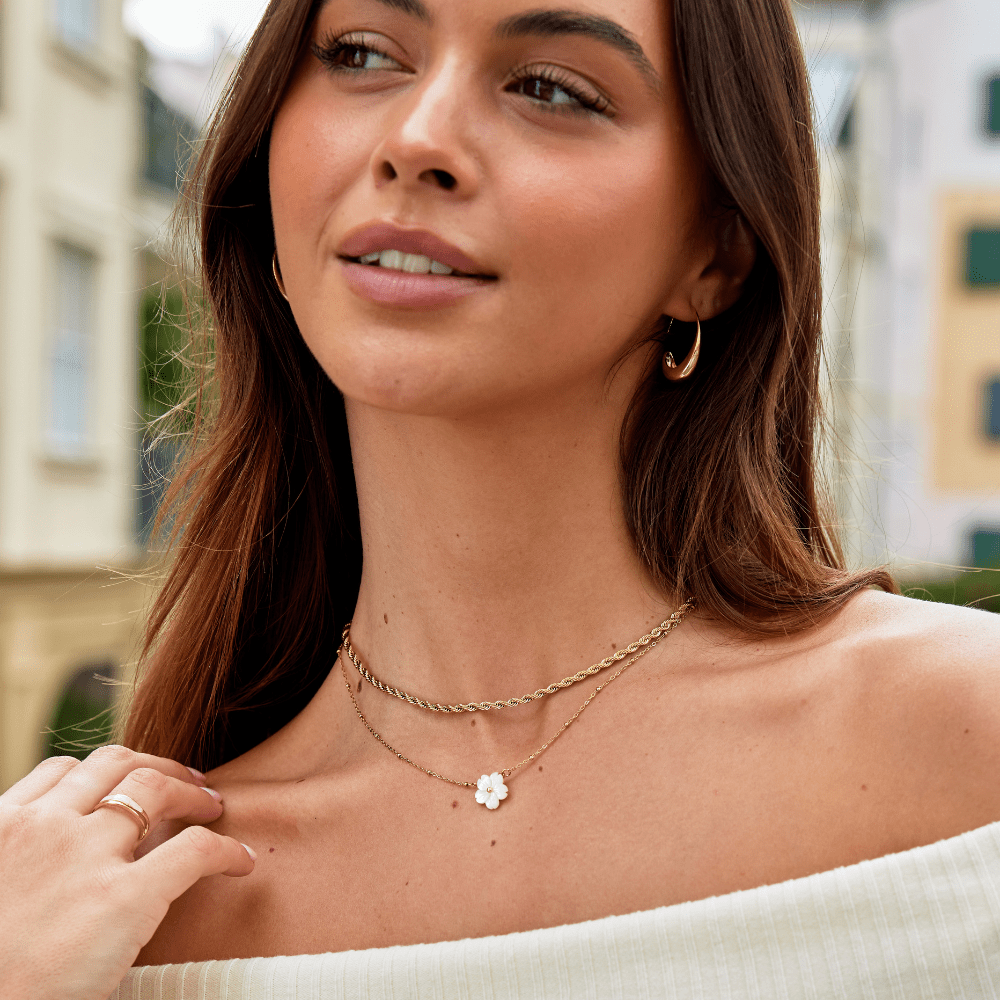 Collier Chaîne Tordue Calla Gold