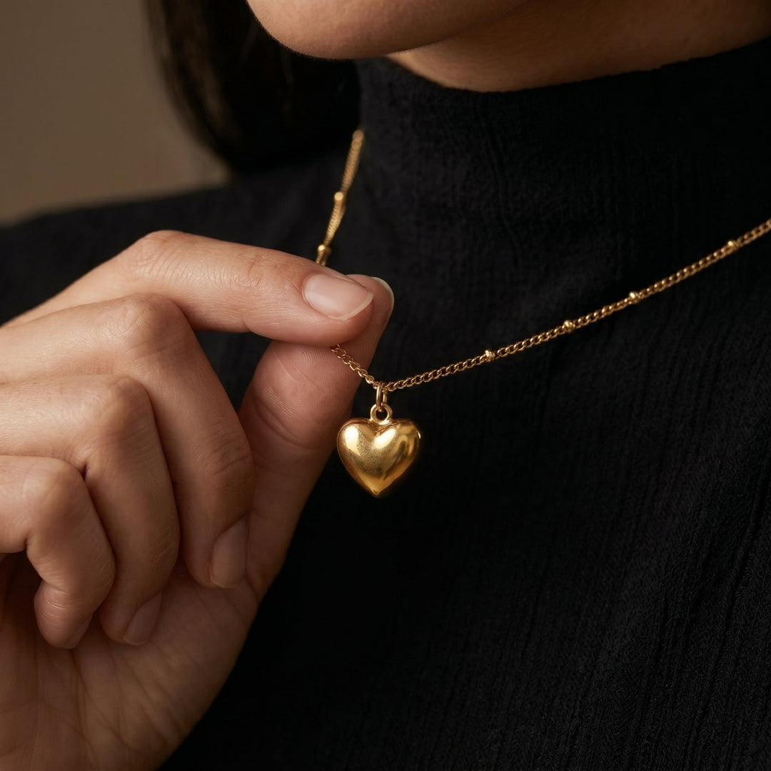 Collier avec pendentif cœur délicat