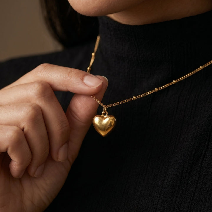 Collier avec pendentif cœur délicat