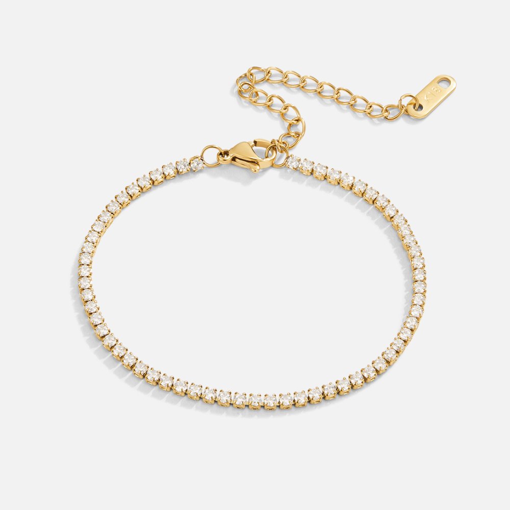 Bracelet de tennis en or Cordelia