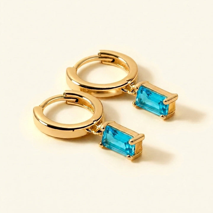 Boucles d'oreilles en pierre de naissance