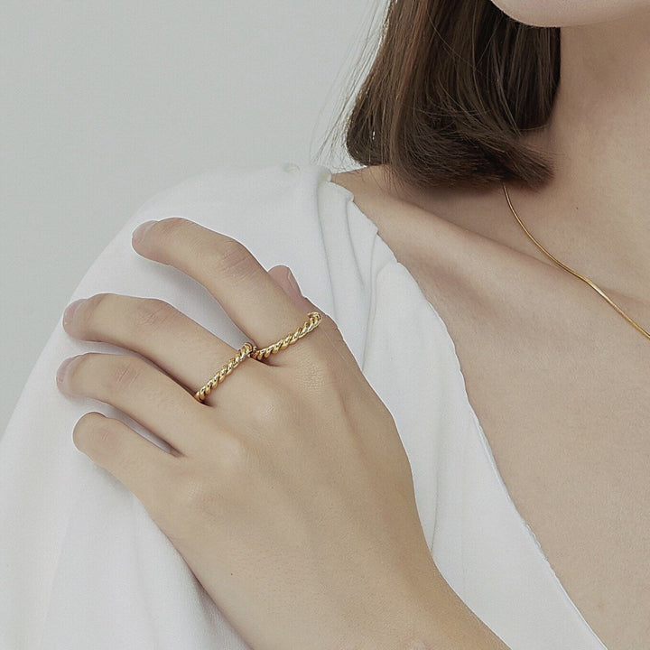 Bague Twist Melody en Or