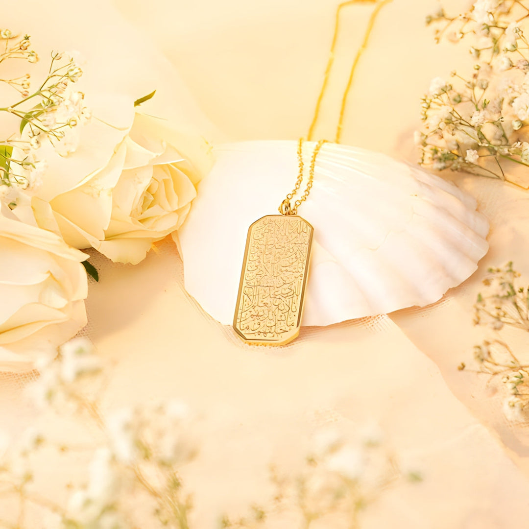 Collier avec Médaillon Ayatul Kursi