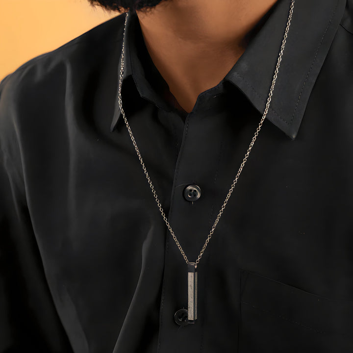 Collier en Barre en Acier Ayatul Kursi