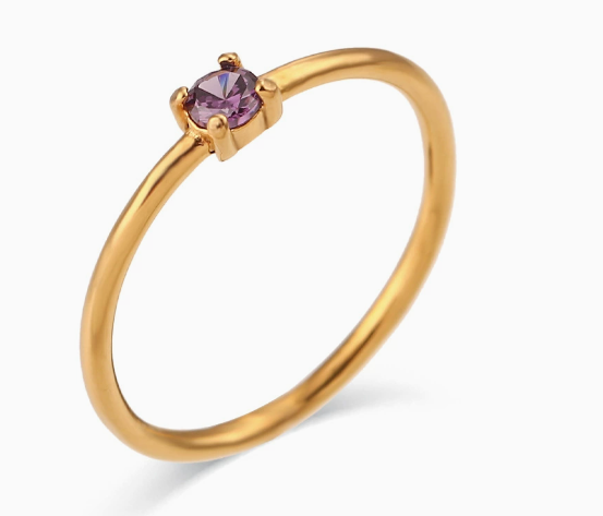 Bague en Gemme de Naissance Petite