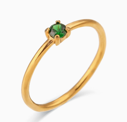 Bague en Gemme de Naissance Petite