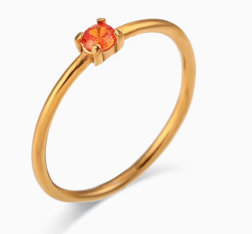 Bague en Gemme de Naissance Petite