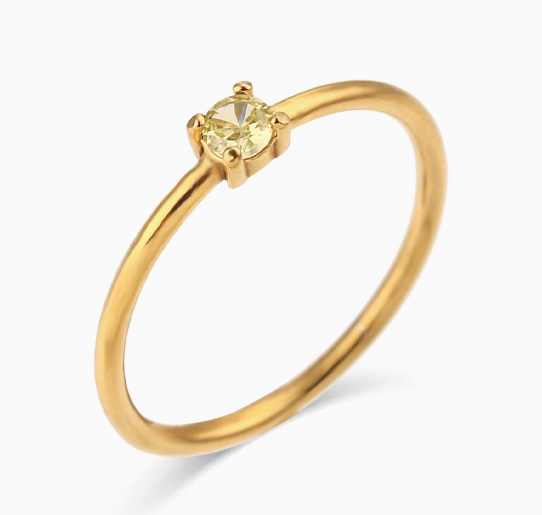 Bague en Gemme de Naissance Petite