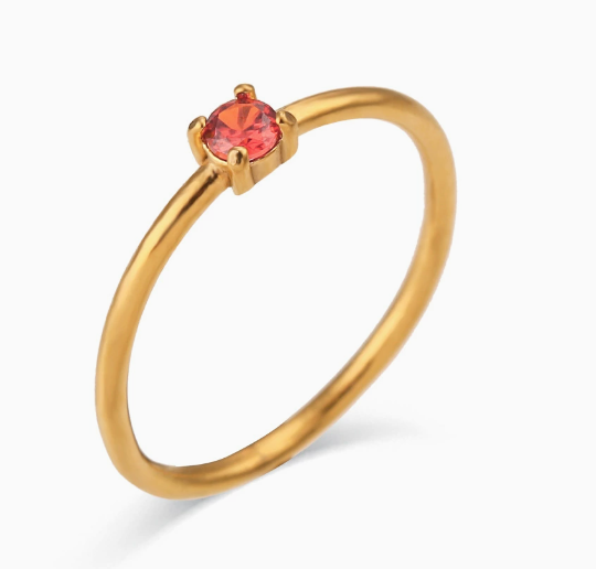 Bague en Gemme de Naissance Petite