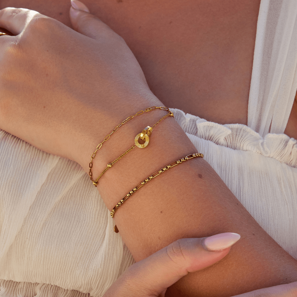 Bracelet Boucle Éternité Superposée