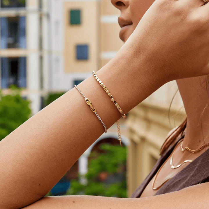 Bracelet en cube en or 18K Lexi