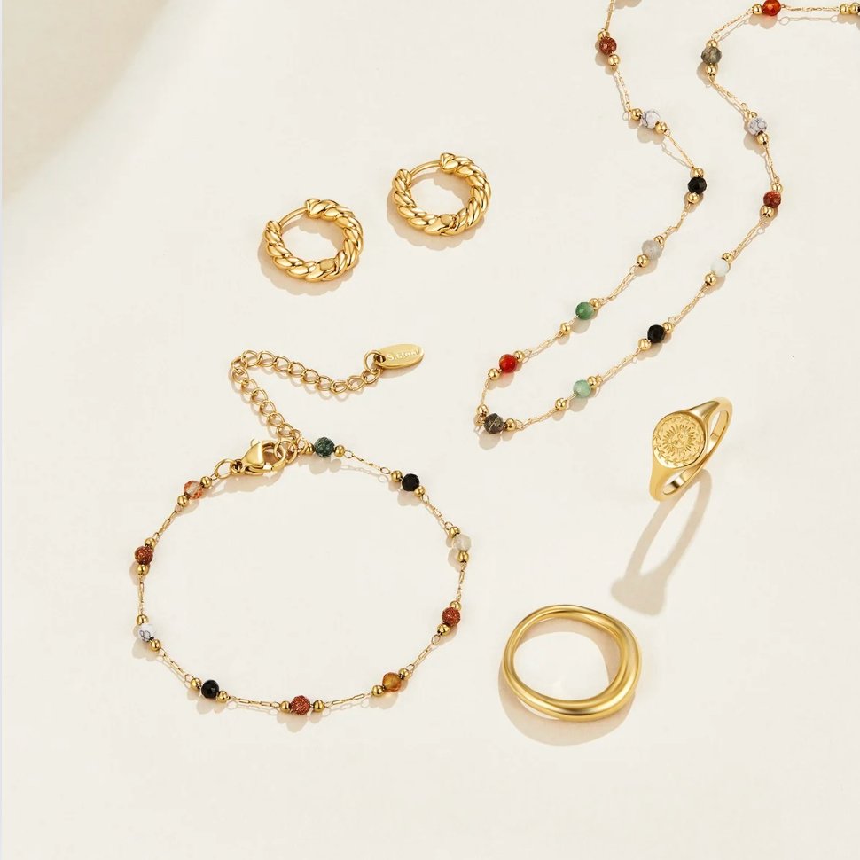 Bracelet en Pierre Perlé Lulu