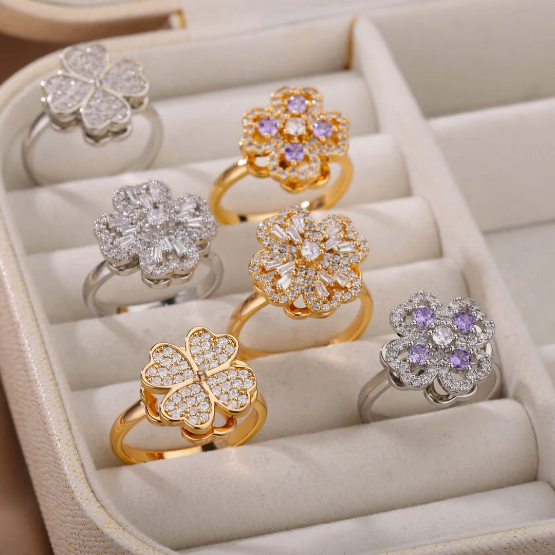 Bague Trèfle Aisha