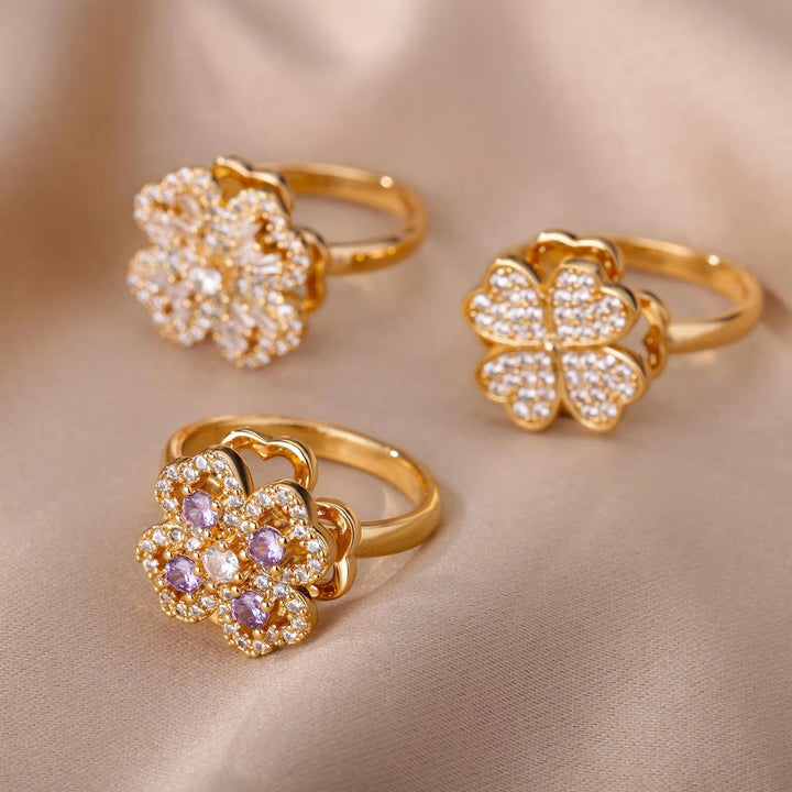 Bague Trèfle Aisha