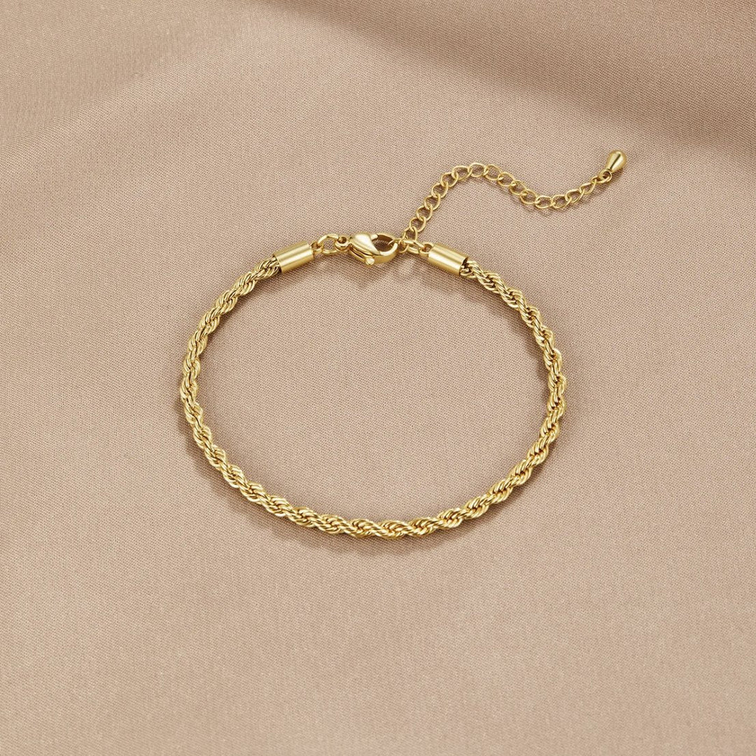 Bracelet Tordu en Or 18K