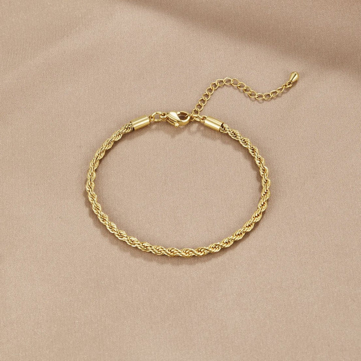Bracelet Tordu en Or 18K