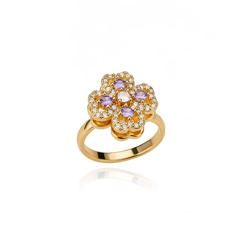 Bague Trèfle Aisha