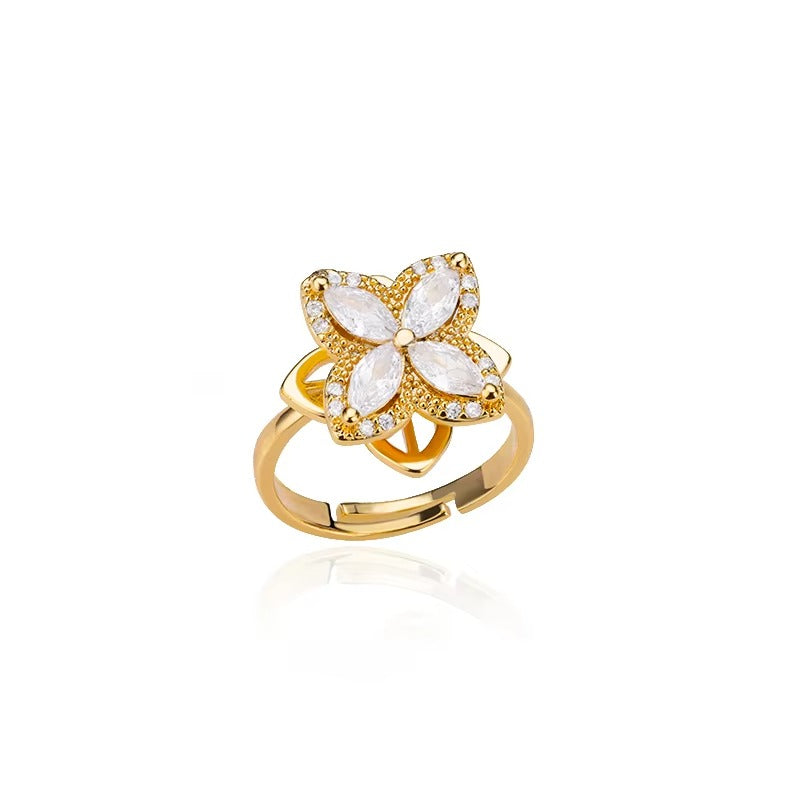 Bague Trèfle Aisha